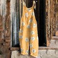 thumbnail image 1 of Mefallenssiah Women Ladies Printed Summer Sleeveless Backless Loose Long Playsuits Rompers Jumpsuit, 1 of 5