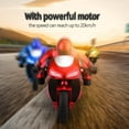 thumbnail image 3 of XYCCA Moto Télécommandée 2.4GHz Cadeau pour Enfants Modèle de Véhicule RC Jouet Moto (Rouge)-081901, 3 of 5