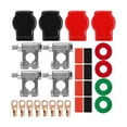 thumbnail image 4 of Kit de conectores de terminales termorretráctiles de 8 piezas con tapa, terminales positivos y , de alta resistencia para vehículos, barcos y, 4 of 8
