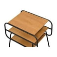 thumbnail image 7 of Home Square 2-Piece Furniture Side Table Set in Oak and Black, 7 of 7