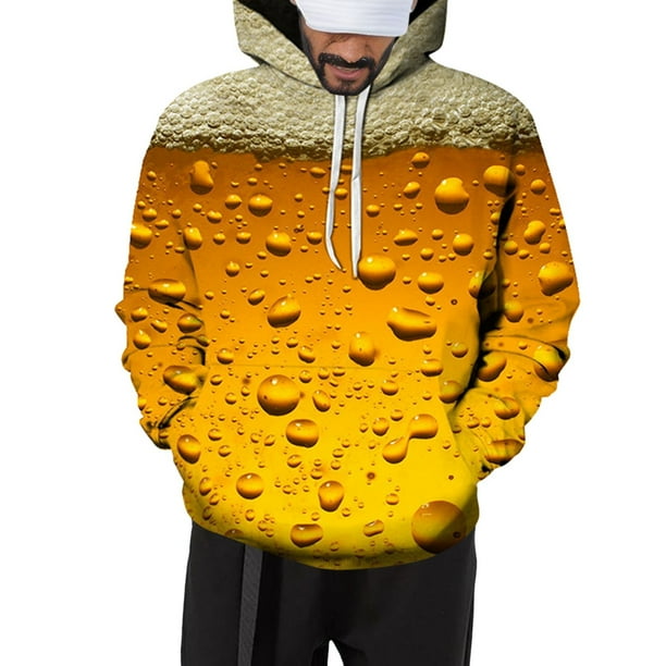 WILLBEST Sudaderas para Hombre 2023, Sudaderas Casuales Holgadas De Moda Urbana con Estampado Digital 3D para Hombres y Mujeres XXXXGrande