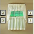 thumbnail image 5 of Today's Curtain, Ribbon Eyelet Tier 36", Ecru, 60" W x 36" L, 5 of 15
