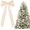 Creamy White*10, variant on 26x42 Inch Super Big Red Christmas Tree Topper Bow, 2026 New Tree Topper Bow for Party Decoration, Large Red Bow for Room Door Wall Decor, Huge Smooth Satin Bow for Gift