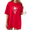 Red, variant on COZYMY Women's Cottagecore Skull Graphic Short Sleeve Shirt Soft Cotton Black Crewneck Summer Tee