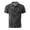 Dark Gray, variant on Male's Shirt Button Up Turn Down Lapel Short Sleeve Solid Color Sports Shirt Long Sleeve T Shirt Colla Short Sleeve Shirts for Men Tall Men T Shirts Shirt Men Cold Gear Men Shirts Large Mens