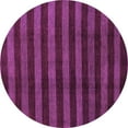 thumbnail image 1 of Ahgly Company Indoor Round Abstract Purple Modern Area Rugs, 6' Round, 1 of 4