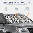 thumbnail image 4 of Saiise Cartoon Penguin for Foldable Car Sun Shades (2-Pack) Offer Sun Protection with an Easy-fold Design for Convenient Windshield Shading-Medium, 4 of 6