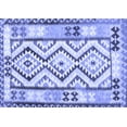 thumbnail image 1 of Ahgly Company Indoor Rectangle Southwestern Blue Country Area Rugs, 8' x 10', 1 of 4
