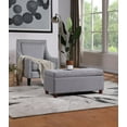 thumbnail image 3 of Storage Ottoman Bench, Lid-Removable Bin-Organizer for Home, Bedroom, Living Room & Kid Toys - Multicolor, 3 of 8