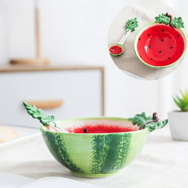 Hearth & Gear Ceramic Bowl Set Versatile Fruit//Kids Dish Hand Painted Home Tableware Dining Table Set for 2 under 50 Outdoor Table Setting for 2 Plate Mat Set 4 for Christmas Placement Mats for