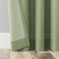 thumbnail image 4 of No. 918 Amalfi 1-Piece Linen Blend Semi-Sheer Rod Pocket Curtain Panel, 54"x63", Sage Green, 4 of 8