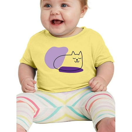 

Sleep Kitten Lineart T-Shirt Infant -Image by Shutterstock 18 Months