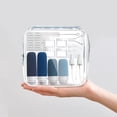 thumbnail image 4 of Micebay Silicone Travel Bottles, Leak Proof Toiletry Containers for Shampoo, Conditioner & Lotion, Navy, 4 of 9