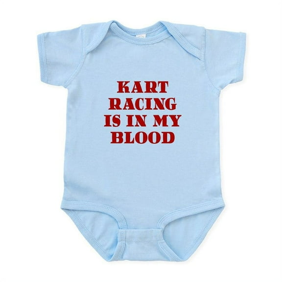 CafePress - Kart Racing Infant Bodysuit - Baby Light Bodysuit, Size Newborn - 24 Months