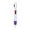 Purple, variant on Keychain Multi-Pen (4-Color Ballpoint, Clip Attachment), Keychain Attachment Secures Pens During Travel, Pack Of 1Pc 4 In 1 Multi Colored Ink Ballpoint Pens With Keychain(#A), By Meiiso