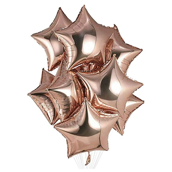 Nkmbld 25PCS 18Inch Party Balloons Decorations Foil Balloons Helium Star Shape Balloons Versatile Decorative Party Supplies