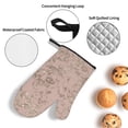 thumbnail image 3 of Naloa Rose Gold Marble Texture Oven Mitts and Pot Holders 4 pcs Set, Cooking Baking Grilling Kitchen Oven Glove for Cooking, 3 of 6