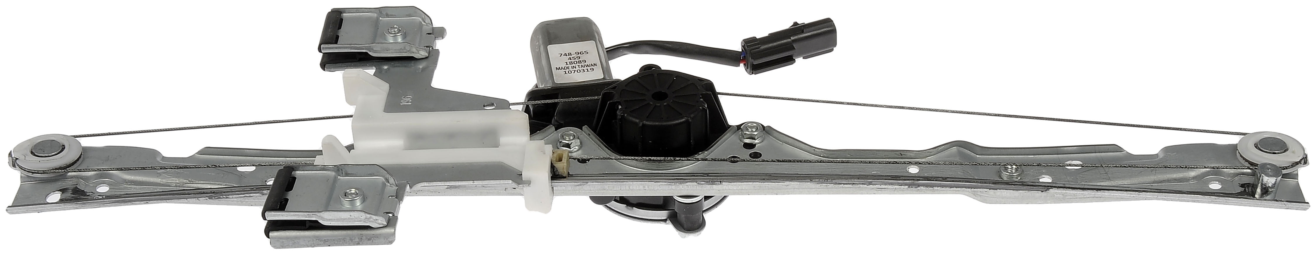 Dorman 748-965 Rear Passenger Side Power Window Motor and Regulator Assembly for Specific Jeep Models