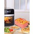 thumbnail image 3 of 2 Pcs Casserole en Silicone pour Friteuse à Air Chaud Double Accessoires pour Friteuse à Air avec Poignée Friteuse à Air Réutilisable Four et Micro-Ondes, 3 of 8