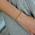 thumbnail image 2 of Anela 14 Kt Gold Filled Beaded Layering Stretch Bracelet  Hand Made in USA, 2 of 4