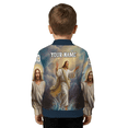 thumbnail image 3 of Custom Name Religious Faith Printed Baseball Jacket, Jesus Walking on Water Baseball Jacket, Custom Christian Holiday Gift, 3 of 6