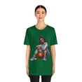 thumbnail image 3 of Vintage Candy's Love & Basketball Graphic Womans Crewneck TShirt, 3 of 7