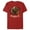 Red, variant on Men's Star Wars: Galaxy of Creatures The Rancor  Graphic Tee Red 3X Large