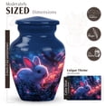 thumbnail image 3 of Mystical Bunny Twilight Memorial Urn Small - Urns For Ashes Adult Male - Cremation Urn - Cremation Urn Human Ashes (Size-3inch,4Pcs), 3 of 5