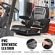 thumbnail image 5 of VEVOR Asiento universal para carretilla elevadora, asiento de tractor plegable con respaldo de ángulo ajustable, microinterruptor, cinturón de seguridad y reposabrazos, asiento de tractor con ranura, 5 of 9
