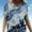Light Blue summer tops 2023 women, variant on Dyegold Summer Tops for Women 2023 Trendy, Short Sleeve Womens Blouses and Tops Casual American Flag Print Henley Shirts Loose V-Neck Comfy Cute ​Tunics Tops