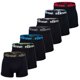 thumbnail image 1 of ellesse Calzoncillos para Hombre, Paquete de 7 - Yema Calzoncillos de 7 paquetes, Logo, Algodón Stretch Negro/Multi 2XL (2X-Large), 1 of 7