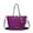SD Violet Lavender, variant on MKF Collection Layla Solid Women's Multi-compartment Tote Bag, Convertible Backpack by Mia K - Violet Lavender