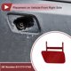 thumbnail image 3 of Tapa de boquilla de lavaparabrisas delantera derecha Unique Bargains No.51117111742, tapa de trim de parachoques para BMW 525i 2004-2005 2.5L L6 - Gas, roja, plástico, 1 pieza, 3 of 7