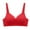 Red, variant on DPTALR Womens Dailywear Bars Solid Lace Bras Plus Size Underwear Bralette Bras Comfortable Bra