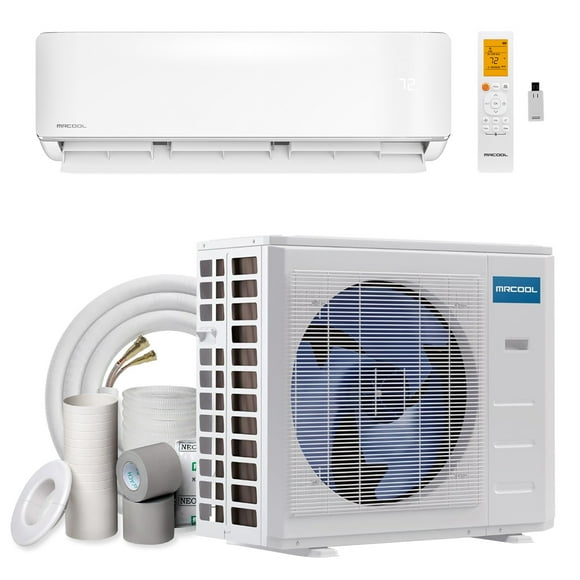 MRCOOL 18,000 BTU DIY Ductless Mini-Split Smart Control Air Handler & Condenser, 230V