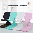 thumbnail image 3 of Desktop Phone Holder Stand Mobile Phone Support Adjustable Angle Height Cell Phone Stand Universal for All Smart Phones, 3 of 6