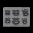 thumbnail image 1 of Techinal Keychain Epoxy Resin Mold Mini Cute Cow Necklace Pendant Silicone Mould DIY Crafts Jewelry Casting Tool, 1 of 13