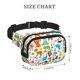 thumbnail image 4 of Fotbe Animals Cangurera Cuadrada con Estampado de Doble Capa, Bolsa de Cintura Ajustable Mini para Hombres y Mujeres, 4 of 9