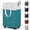 Green, variant on Rolling drum laundry basket, foldable waterproof laundry storage basket, portable clothing storage box, laundry bucket with handle, suitable for laundry rooms, bedrooms, bathrooms