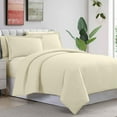 thumbnail image 1 of 800 Thread Count 100% Egyptian Cotton 3 Piece Duvet Set with Zipper Closure & Corner 3 Pc Duvet Set Solid Pattern, 1 of 4