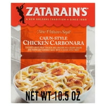 Zatarain's No Artificial Flavors Frozen Cajun-Style Chicken Carbonara, 10.5 oz Box