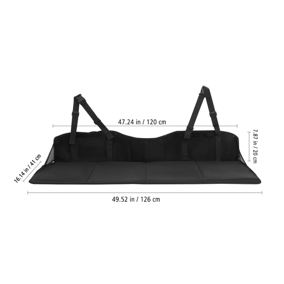 WRITWAA SUV Mattress Car Mattress Extension Plate Black Flocking 1 Set