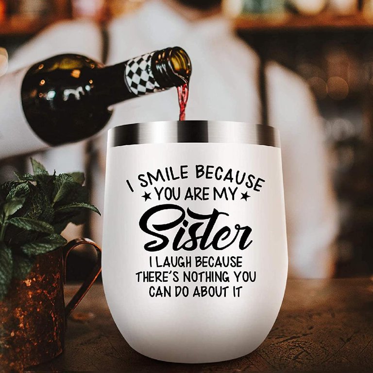 Sister In Law Wine Tumbler  Funny Sister In Law Gift Ideas