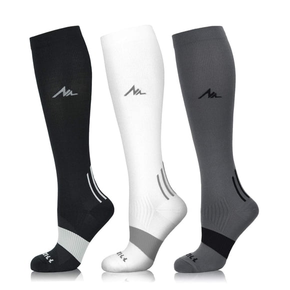 Calcetines de compresión NEWZILL Circulation 20-30 mmHg para mujeres y hombres