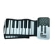 thumbnail image 3 of Piano enrollable ligero de silicona, recargable, resistente y con teclado enrollable. teclas blancas y negras, 3 of 9
