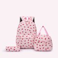 thumbnail image 3 of Cute Corduroy Bookbags For Teen Girls, Vintage Style Kids Bookbag Set With Lunch Bag Pencil Bag Travel Laptop Casual Daypacks, 3 of 6