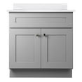thumbnail image 3 of Brookings 31 Inch Bathroom Vanity with Cultured Marble Top, Assembled, Sherwin Williams® Gray – Design House, 214817, 3 of 9