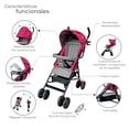 thumbnail image 2 of Carriola Plegable con Reclinado y Toldo Carri D'Bebe - Rosa, 2 of 7