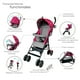 thumbnail image 2 of Carriola Plegable con Reclinado y Toldo Carri D'Bebe - Rosa, 2 of 7