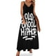 thumbnail image 1 of Vestido sin mangas con diseño de rap de los años 90 y grafiti de hip hop de la vieja escuela Vestidos de fiesta Vestidos de mujer de verano, 1 of 7